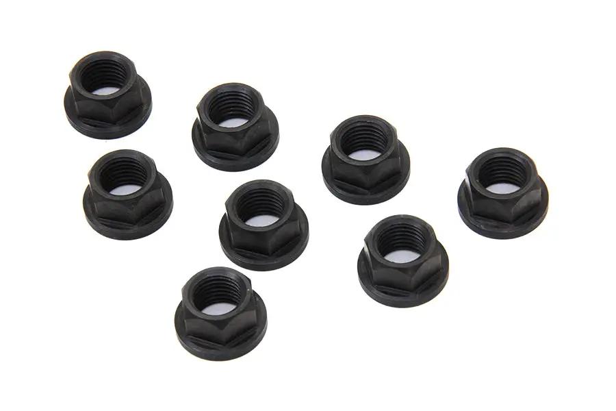 Colony Black Cylinder Base Nut for Harley Davidson FL and FX Models by Colony