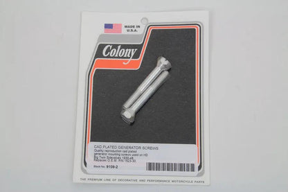 Colony Cadmium Generator Screw Set for Harley Davidson Side Valve Models by Colony