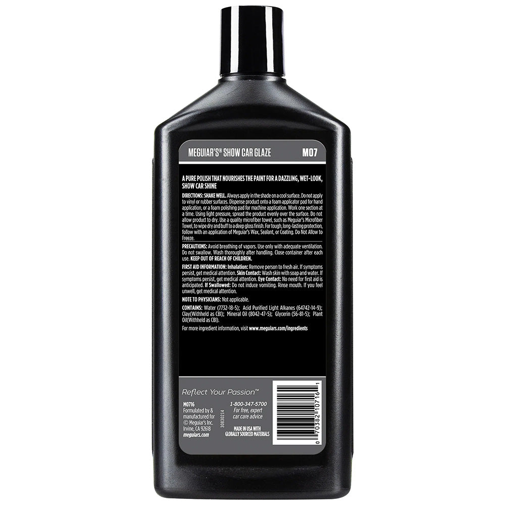 Meguiar's Mirror Glaze Professional Show Car Glaze - 16oz for Deep, Wet-Look Shine by Meguiar's