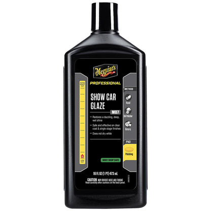 Meguiar's Mirror Glaze Professional Show Car Glaze - 16oz for Deep, Wet-Look Shine