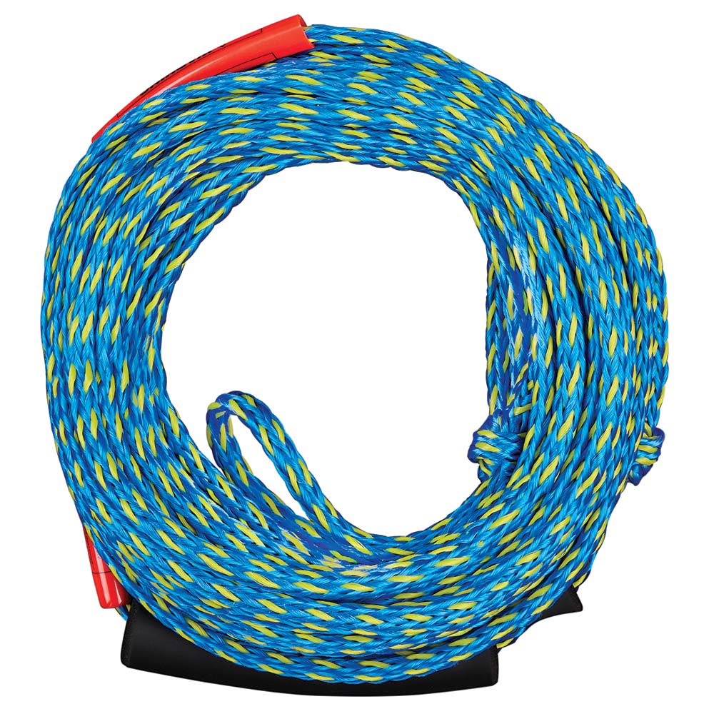 Full Throttle 2 Rider Tow Rope - Blue/Yellow, 60 ft. with 2,375 lbs. Tensile Strength