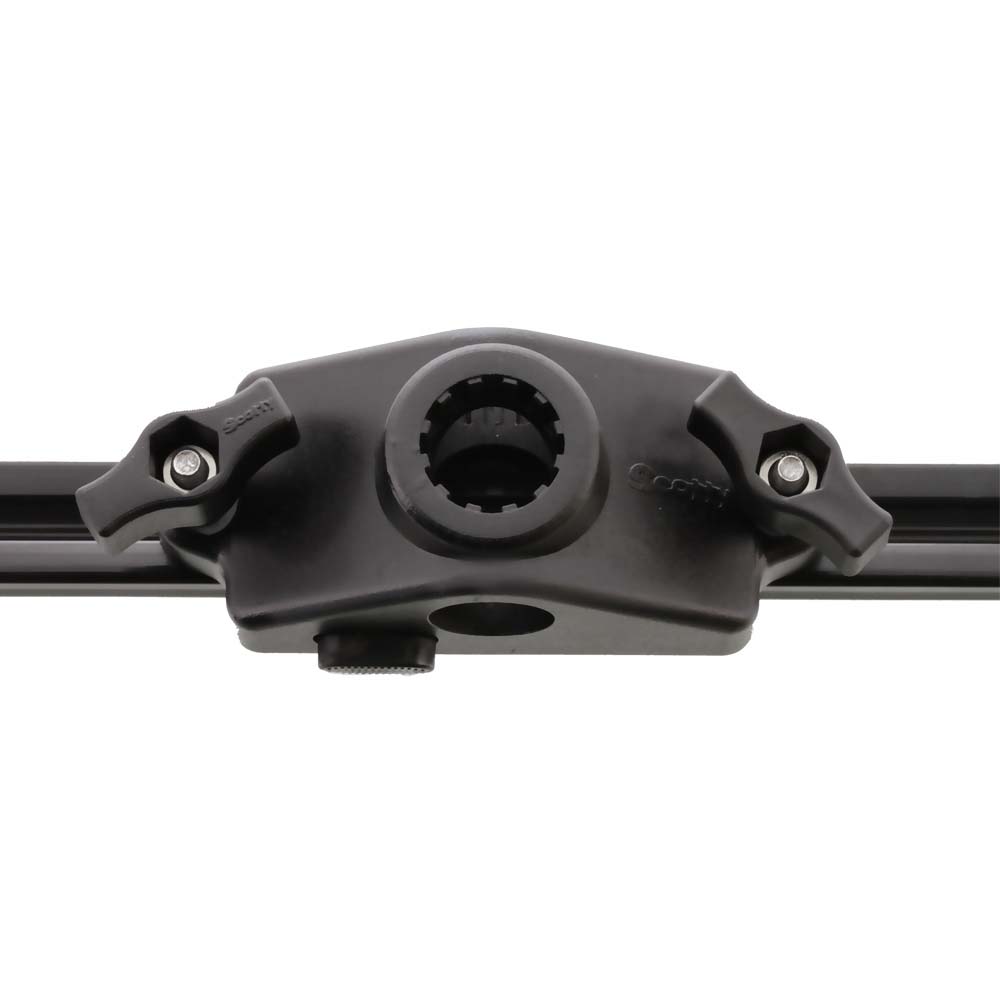 Scotty 0343 Locking Gunnel Track Mount for Boats with Integrated Gunnel Tracks