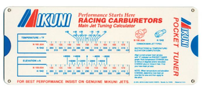 MIKUNI MK-550-TNR Pocket Tuner for Motorcycle Maintenance