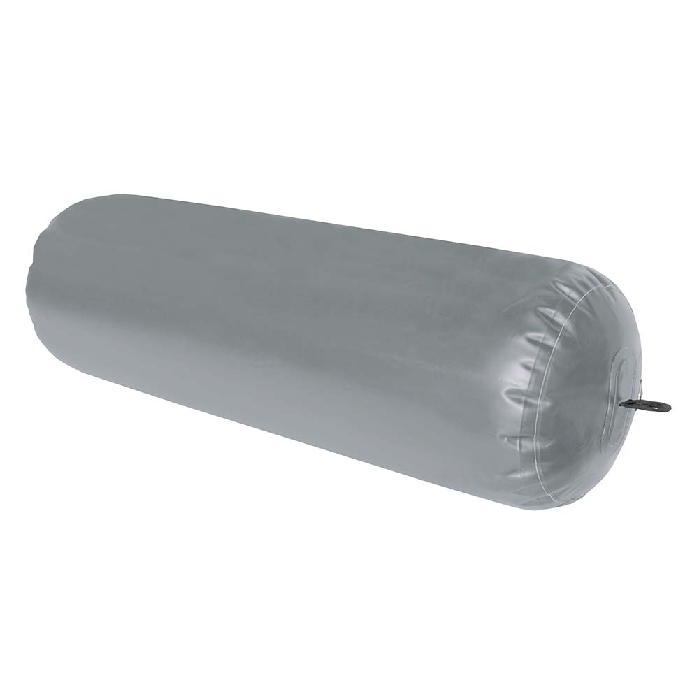 Taylor Made Super Duty Inflatable Yacht Fender - 18 x 58 Inches - Grey