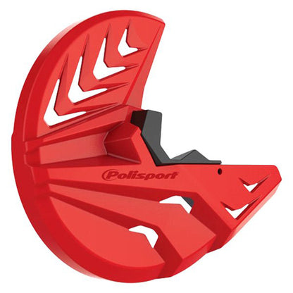 Polisport Disk & Bottom Fork Protector for CR04 in Red and Black – Part #8155100003