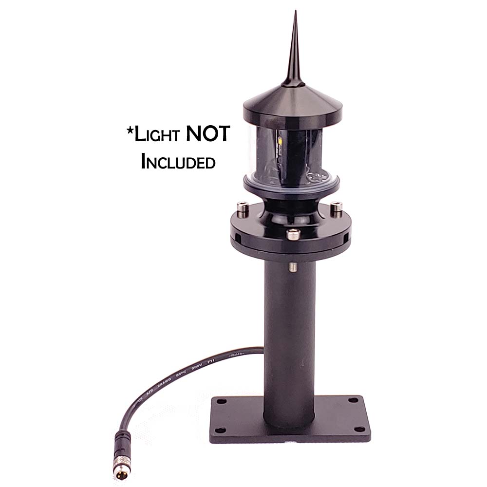 Lunasea Lighting LLB-53R4-01-00 4.5-Inch Navigation Light Riser for LL53 Series