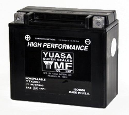 YUASA YTX20H-BS H-Performance Motorcycle Battery