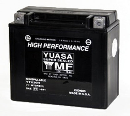 YUASA YTX20H-BS H-Performance Motorcycle Battery