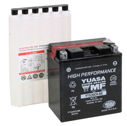 Yuasa YTX20CH-BS H-Performance Motorcycle Battery - Reliable Power and Durability