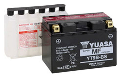 YUASA YT9B-BS Maintenance-Free 12 Volt Battery for Reliable Power