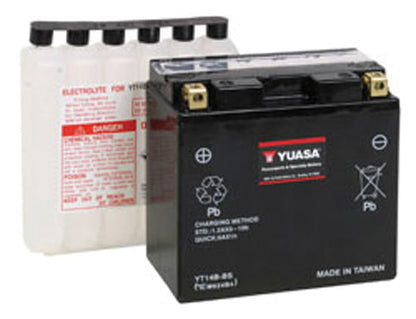 YUASA YUAM624B4 Maintenance Free 12V Battery for Automotive and Marine Applications