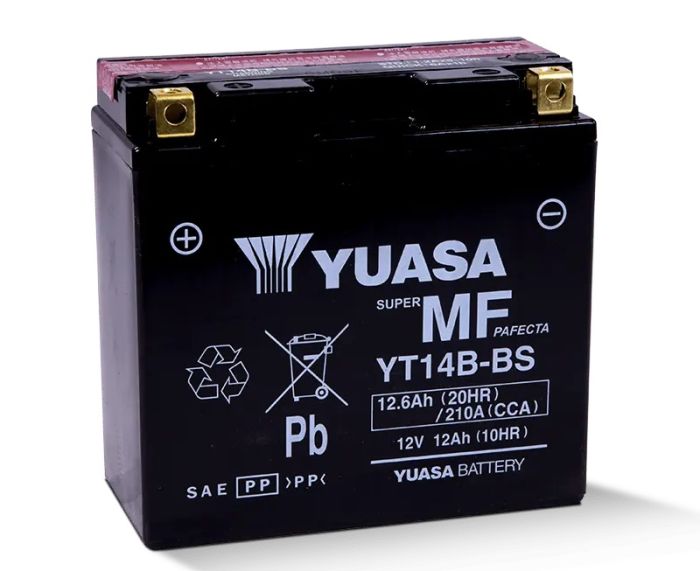 YUASA YUAM624B4 Maintenance Free 12V Battery for Automotive and Marine Applications