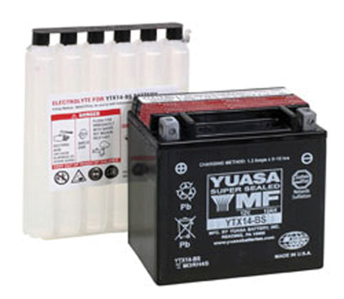 YUASA YTX16-BS Maintenance Free 12 Volt Motorcycle Battery – Model YUAM32X6S