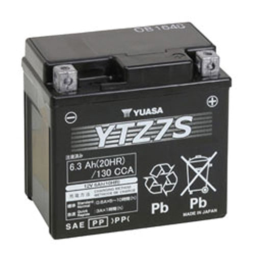 YUASA YTZ7S Factory Activated Maintenance-Free 12V Battery
