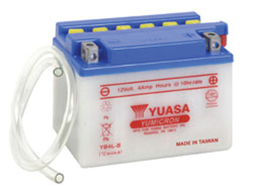 YUASA YB4L-B YUMICRON 12 Volt Battery - Reliable Power for Your Vehicle