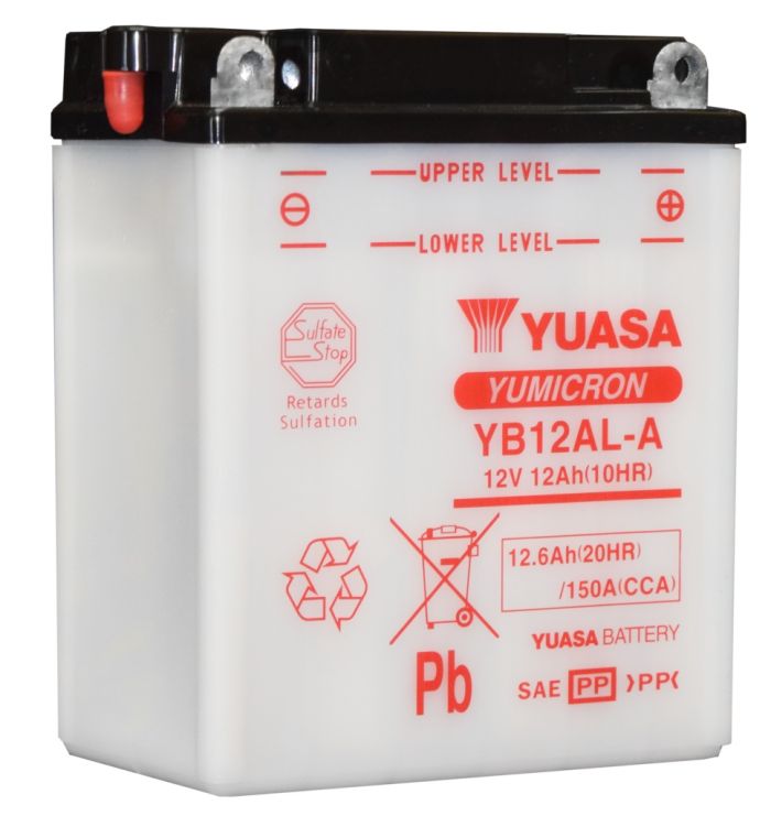 YUASA YUAM2221Y YB12AL-A 12 Volt Battery for Reliable Power