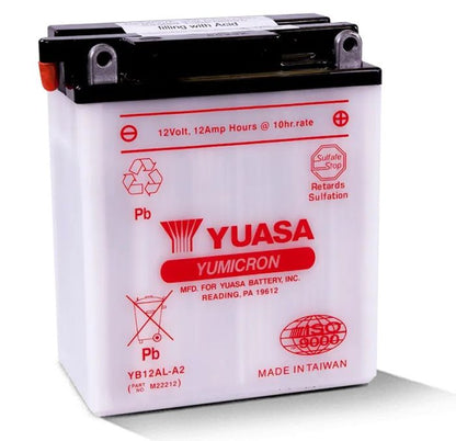 YUASA YUAM22212 YB12AL-A2 YUMICRON 12 Volt Battery for Reliable Power
