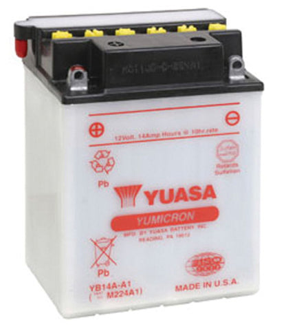 YUASA YUAM224A1IND YB14A-A1 YUMICRON 12-Volt Battery for Reliable Power
