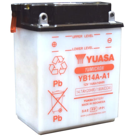 YUASA YUAM224A1IND YB14A-A1 YUMICRON 12-Volt Battery for Reliable Power