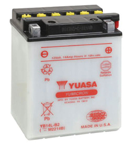 YUASA YUAM2214BIND YB14L-B2 YUMICRON 12V Battery for Reliable Power Performance