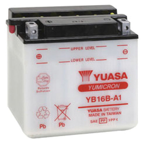 YUASA YB16B-A1 YUMICRON 12 Volt Battery - Reliable Power for Your Vehicle