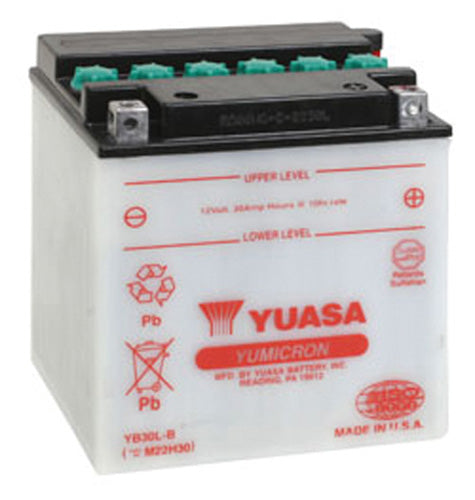 YUASA YUAM22H30TWN YB30L-B YUMICRON 12-Volt Battery for Motorcycle and Powersports