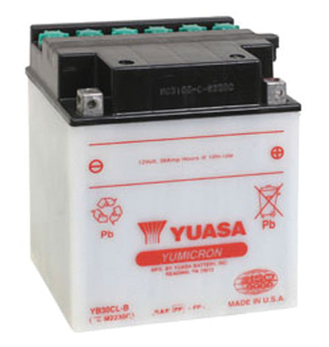 YUASA YUAM2230CTWN YB30CL-B YUMICRON 12-Volt Battery for Motorcycle and Powersports