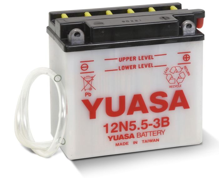 YUASA 12N5.5-3B Conventional 12V Battery for Reliable Power Supply