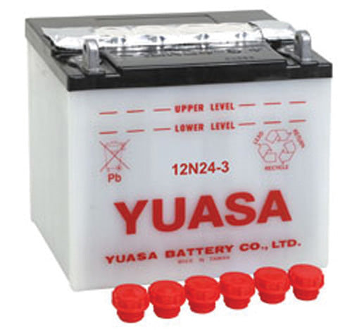 Yuasa YUAM2224D 12V Conventional Battery - Reliable Power for Your Vehicle