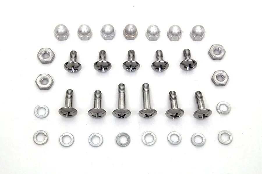 Colony Windshield Mounting Screw Set Cadmium for Harley Davidson FL (1949-1958) by Colony