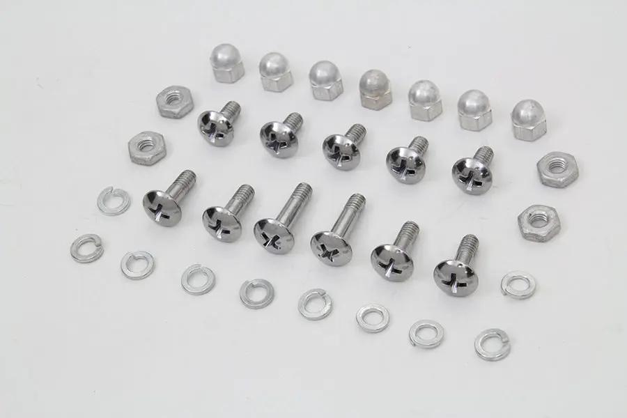 Colony Windshield Mounting Screw Set Cadmium for Harley Davidson FL (1949-1958) by Colony
