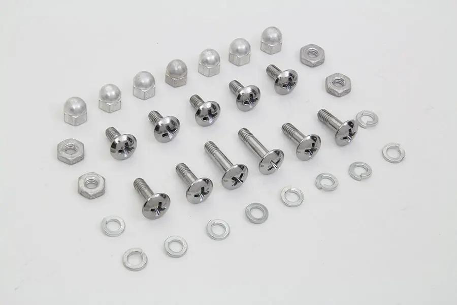 Colony Windshield Mounting Screw Set Cadmium for Harley Davidson FL (1949-1958) by Colony