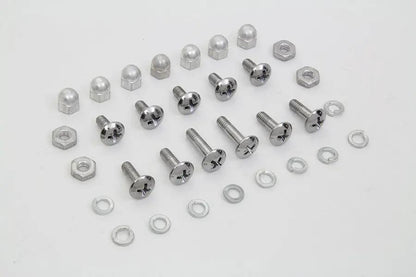 Colony Windshield Mounting Screw Set Cadmium for Harley Davidson FL (1949-1958) by Colony