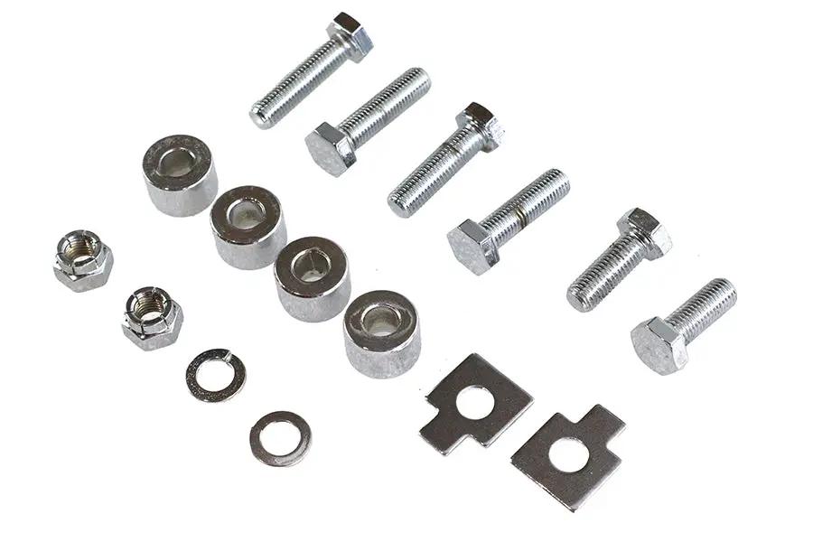 Colony Chrome Oil Tank Bracket Mount Kit for Harley Davidson FL (1958-1964) by Colony