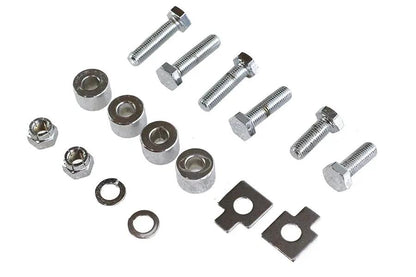 Colony Chrome Oil Tank Bracket Mount Kit for Harley Davidson FL (1958-1964) by Colony