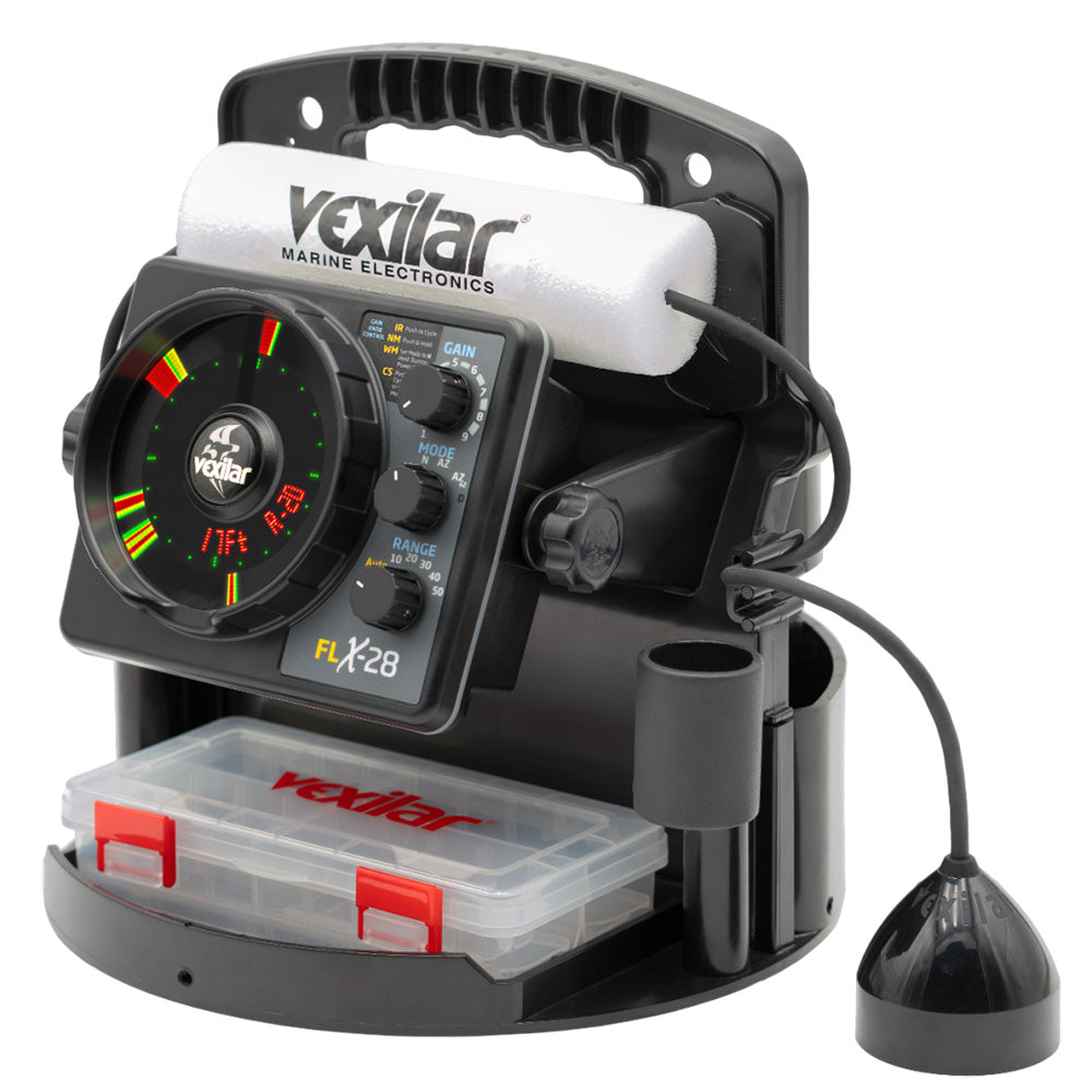 Vexilar FLX-28 Pro Pack II ProView Ice-Ducer – Advanced Ice Fishing Flasher System