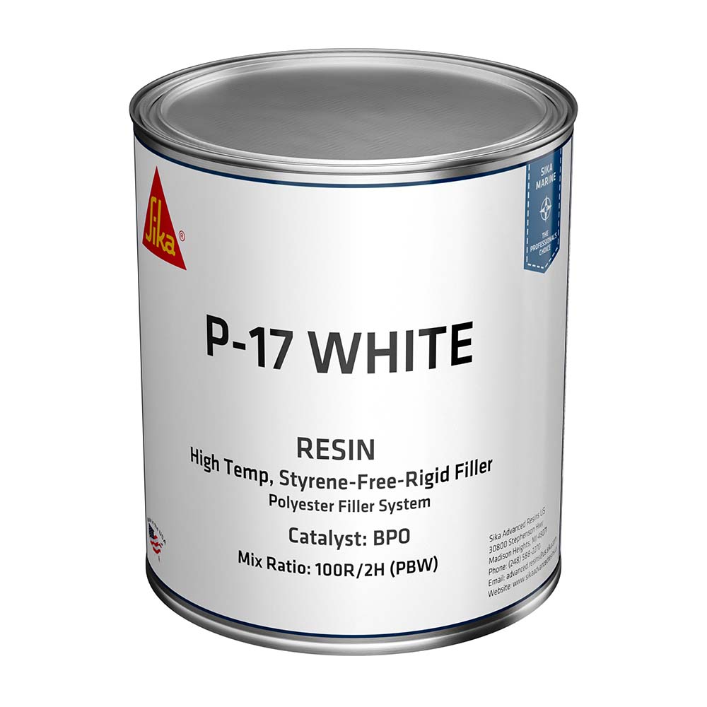 Sika Biresin AP017 White Base Resin Quart Can with BPO Hardener - Versatile Polyurethane and Epoxy Solution