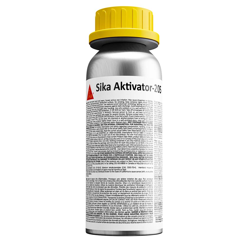 Sika Aktivator-205 Clear Adhesion Promoter - 250ml Bottle for Enhanced Bonding