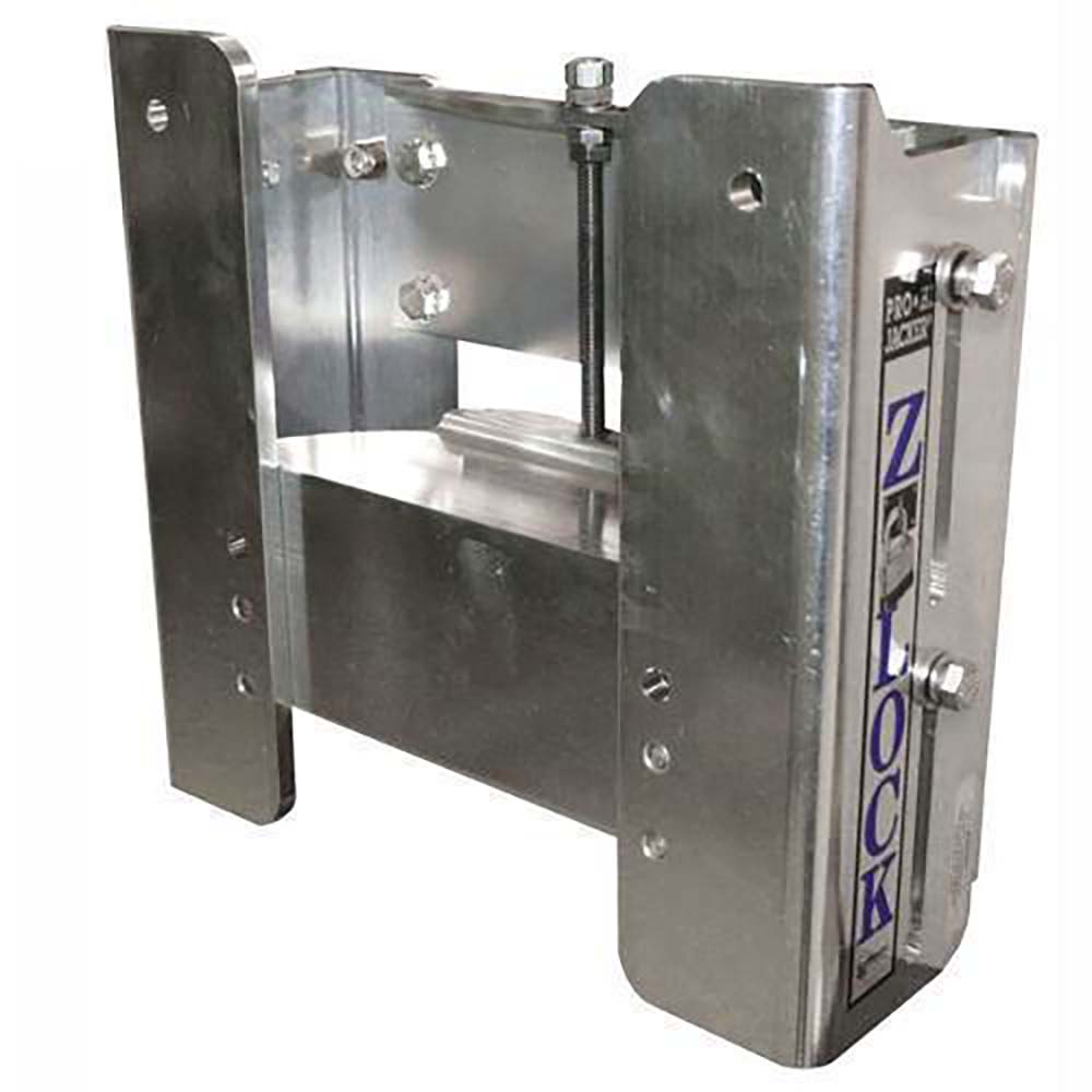 T-H Marine Z-Lock 6-Inch Set Back Manual Single Adjust Jack Plate for Outboards up to 300 HP