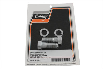 Colony Chrome Handlebar Bolt Kit for Harley Davidson WL Models