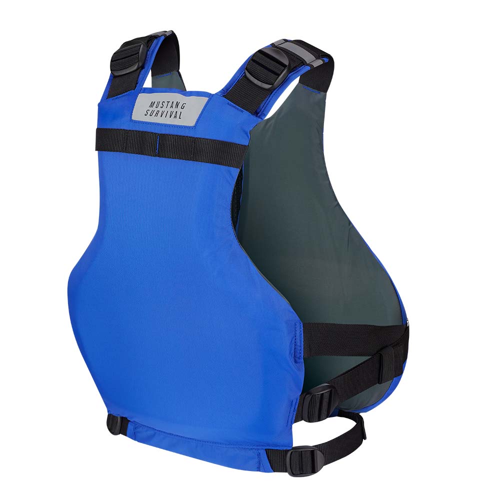 Mustang Survival Trident Foam Vest - Blue Large/XL | Marine Safety Gear with Adjustable Fit and Storage