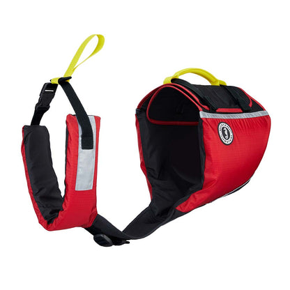 Mustang Survival Underdog Foam Flotation PFD for Dogs - Red/Black, X-Large