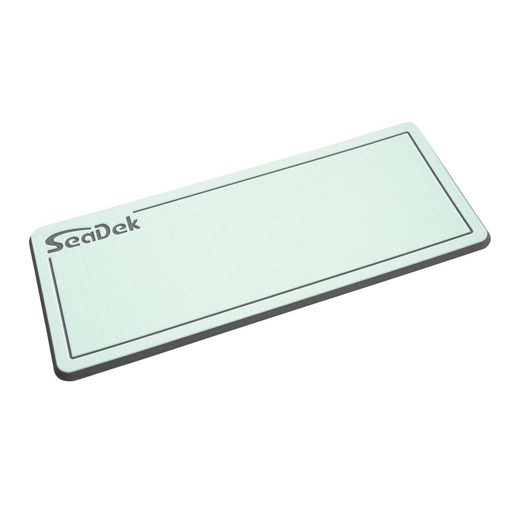 SeaDek Large Helm Pad - Seafoam Green and Storm Grey for Comfortable Boat Helm