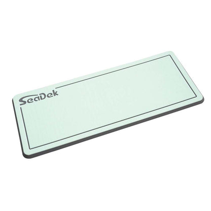 SeaDek Large Helm Pad - Seafoam Green and Storm Grey for Comfortable Boat Helm