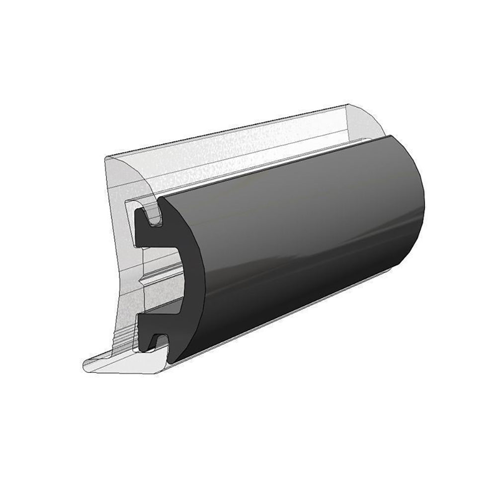TACO Marine 70' Flexible Black Rub Rail Insert Part V12-4144BKA70-1 for Marine Boats