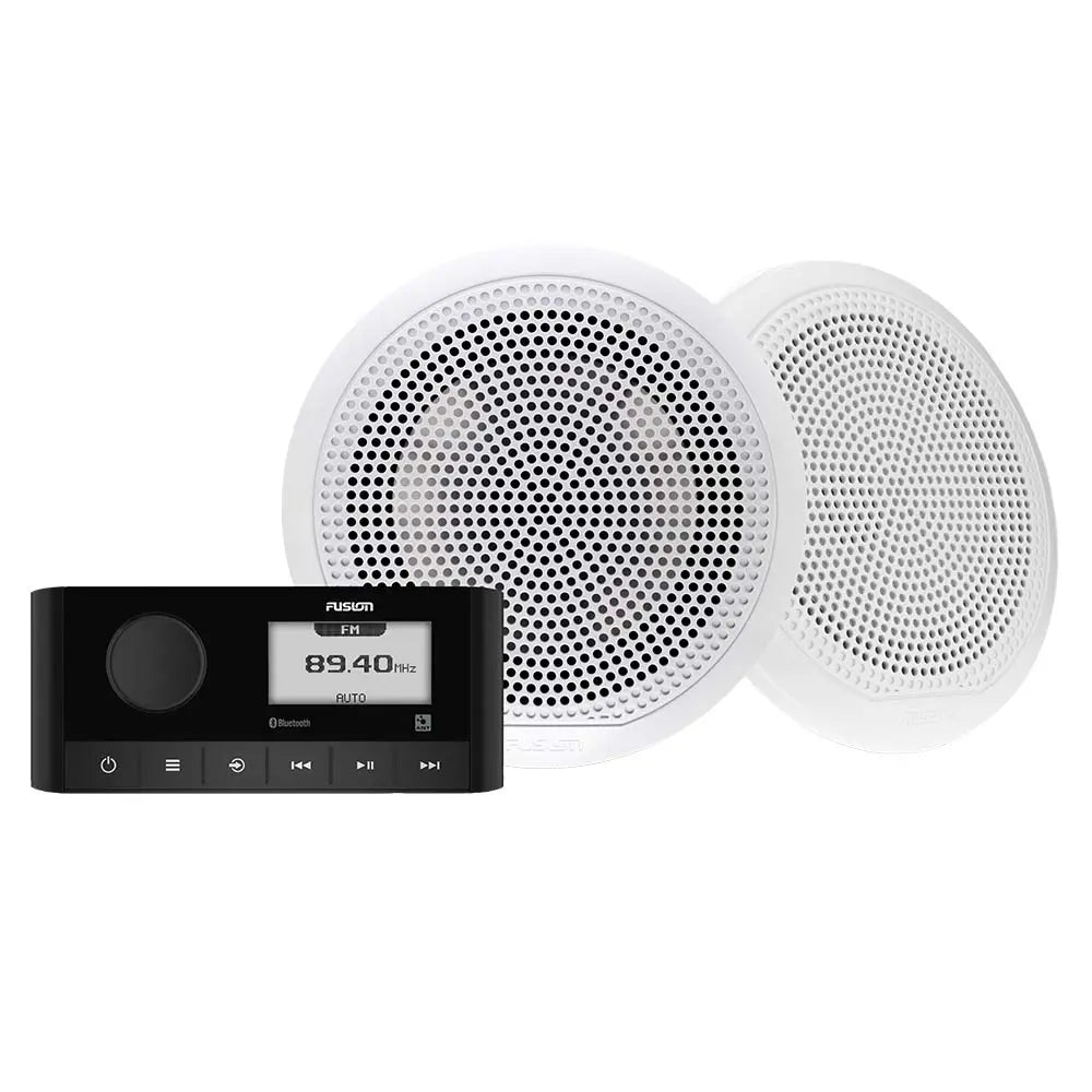 Fusion MS-RA60 Marine Stereo with 6.5-Inch EL Classic Speaker Kit