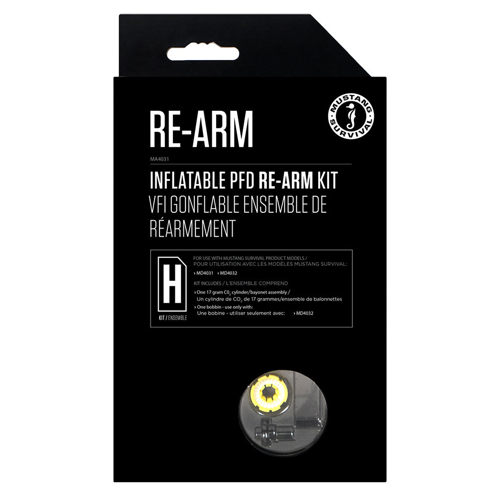 Mustang Survival Re-Arm Kit H 17g for Automatic and Manual Inflatable PFDs