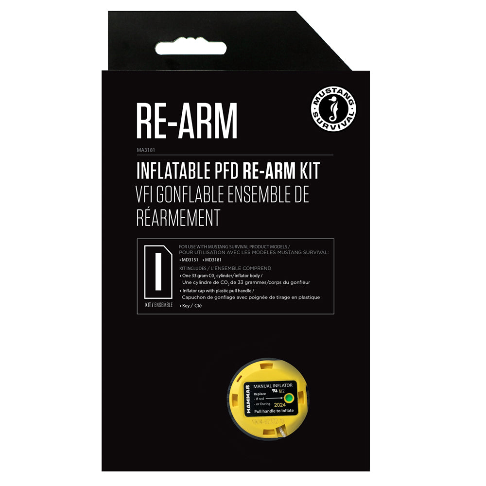 Mustang Survival Re-Arm Kit I 33g Hammar Manual for Pilot 38 PFD