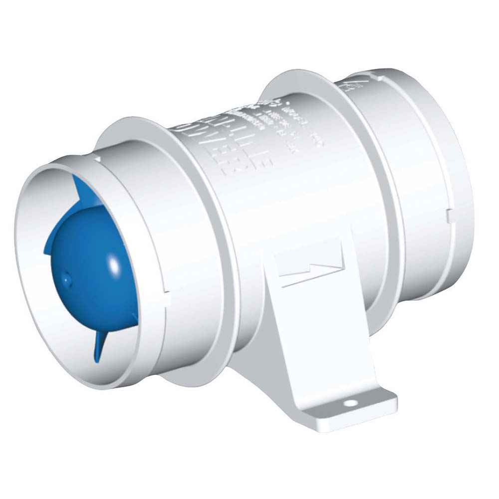 Rule In-Line 3-Inch Bilge Blower - 24V for Marine and Ventilation Applications