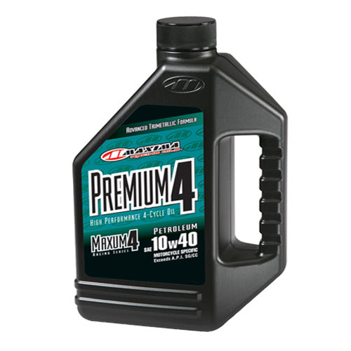 MAXIMA MAXUM4 Premium 10W-40 Motor Oil - 128 oz Bottle